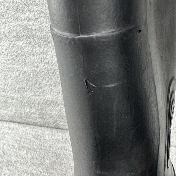 STEEL TOE - Rubber Boots Size 7 Fishing Hunting Black Waterproof MADE IN USA  B1 - Picture 4 of 12